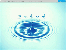 Tablet Screenshot of naiadproductions.com